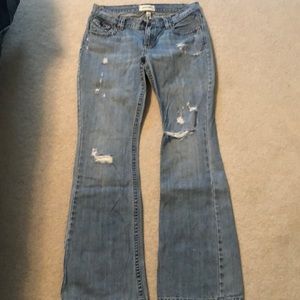 Abercrombie distressed jeans